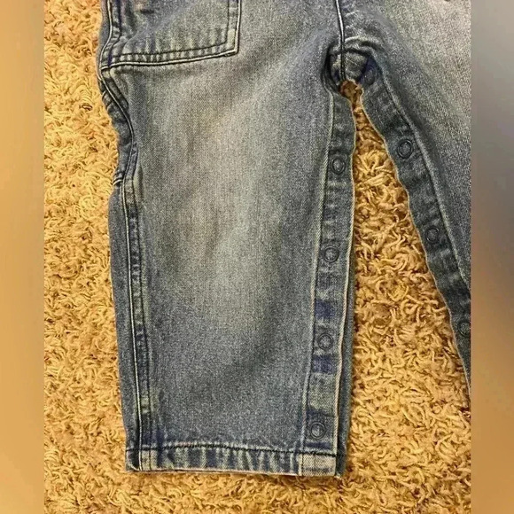 Children’s Place Jean Denim Overalls 18 mos - Picture 3 of 10